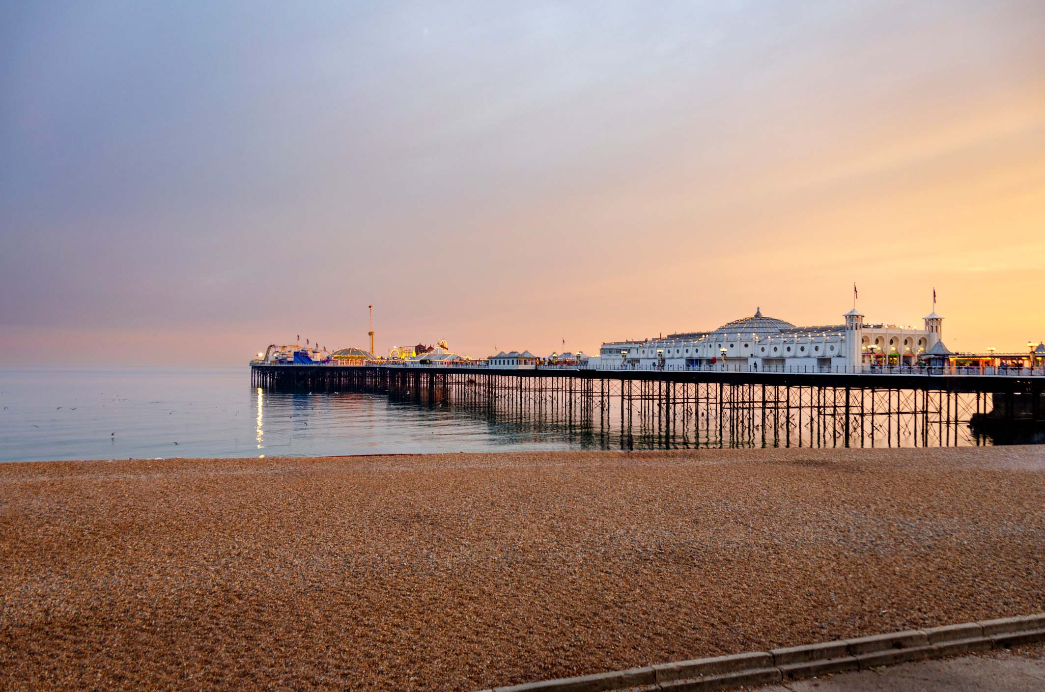 Brighton beach and pier